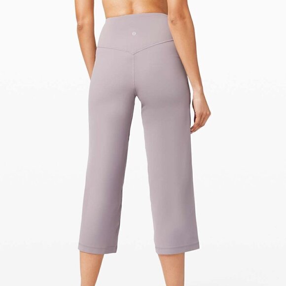 Lululemon Align Nulu Wide Leg Crop Violet Verbena - Picture 3 of 7